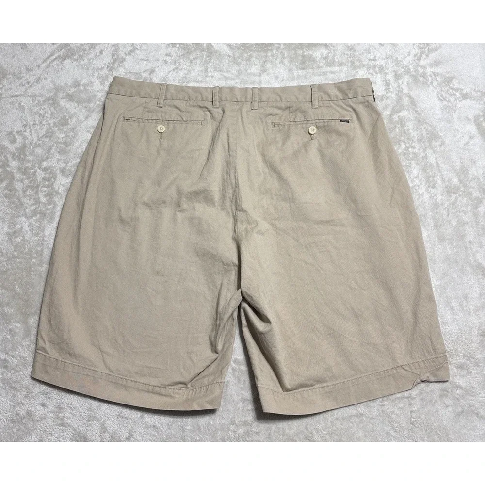 Polo Ralph Lauren Shorts Men's Size 36 Beige Stretch Classic Fit Chino